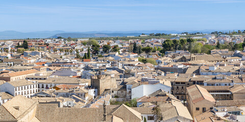 Fototapeta premium Buildings in the historic center of the city of Baeza in the province of Jaen, Spain