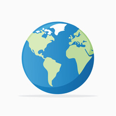 Obraz premium Stylized Globe Illustration