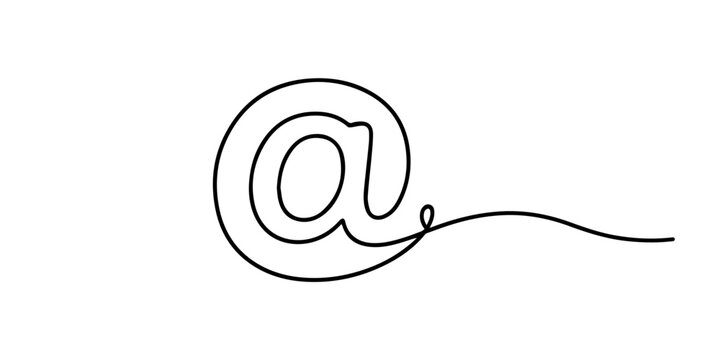 @ symbol drawing, adtharet continuous one line drawing, Contact us icons. Web icon set, vector Illustration on white background, 