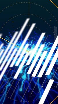 Vertical video: White bars appearing and sweeping across HUD, showing bright core pulse via strobe