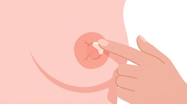 How to apply lanolin to soothe nipples during postpartum recovery in the fourth trimester.