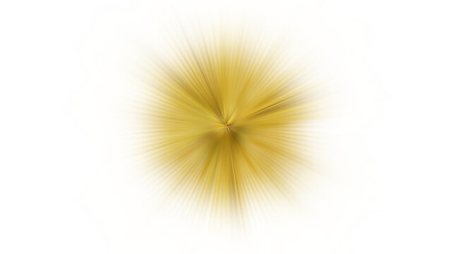 Abstract Golden Radial Sunburst Flare Background