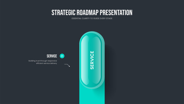 Consulting Introduction 1 Option Diagram Slideshow Design. Digital Innovation One Element Infographic Presentation Layout. Investor Planning Frame Template Vector Illustration.