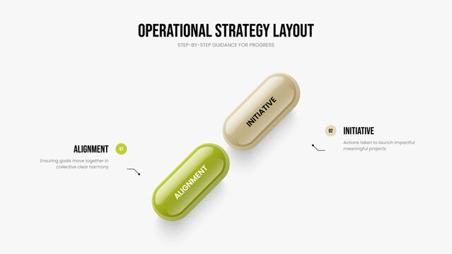Service Proposal Slideshow Layout Vector Illustration. Enterprise Development Two Element Infographic Frame Template. Digital Briefing 2 Step Diagram Slide Design.