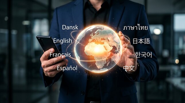 Global Communication Technology connecting international businesses with AI-powered multilingual digital solutions, fostering seamless worldwide enterprise collaboration and reach.
