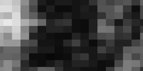 Abstract pixelated mosaic in monochrome tones. A stark and striking design of monochrome squares. Digital, Pixelation, Block, Tile, Cell © Creative Lis