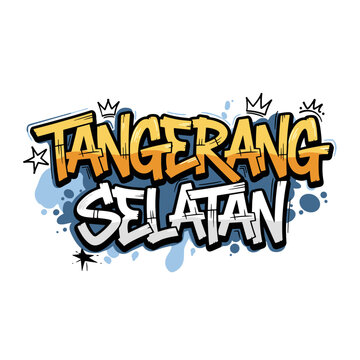 Tangerang Selatan Graffiti Street Art.