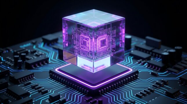 Artificial Intelligence Core Technology Visualizes Machine Learning, Big Data Analytics, and Digital Innovation for Business Presentations and Corporate Marketing Campaigns.