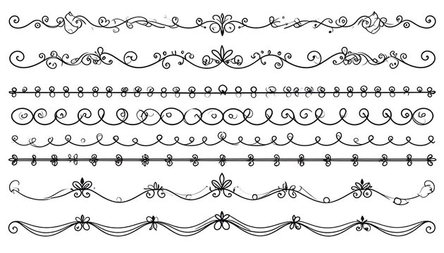 Ornate Border Designs and Patterns.