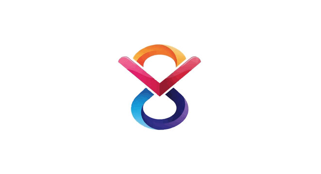 Colorful Infinity Symbol Design Element.