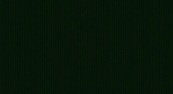 Dark green digital matrix abstract animation background, with glowing data particles