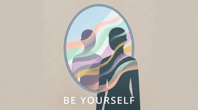 A person embracing their true self, reflecting on LGBTQ+ equality during pride month.