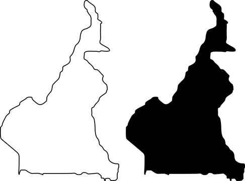 Map of cameroon