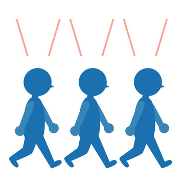 Silhouette Illustration of Three People Having a Conversation.