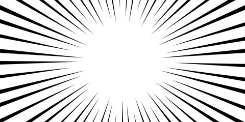Fototapeta premium White speed line vector background. Abstract illustration wallpaper for banner business social media advertising. comic backdrop template design.