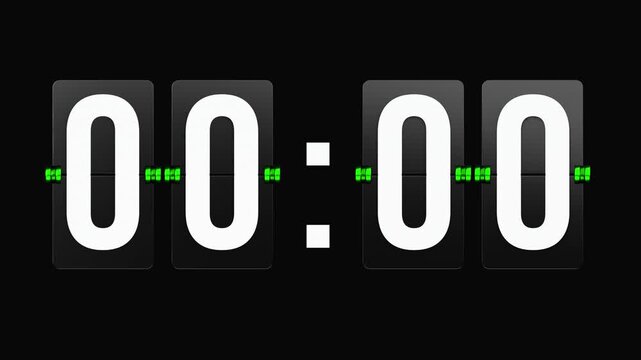 Flip Clock Countdown 5 Seconds