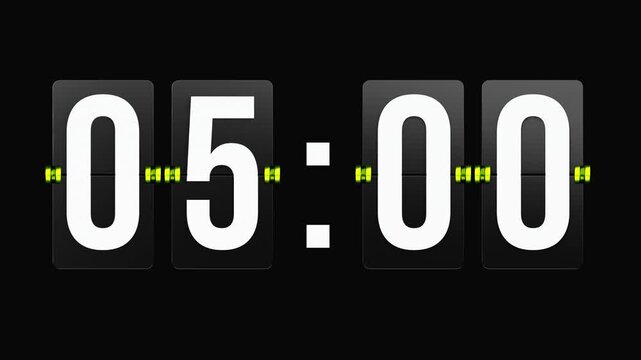 Flip Clock Countdown 10 Seconds