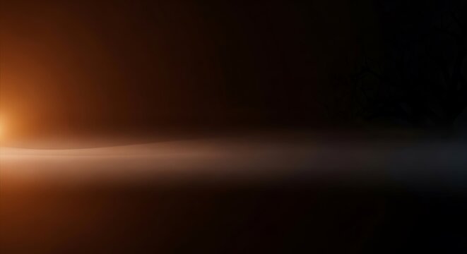 Mysterious cosmic light beam in deep space gradient background