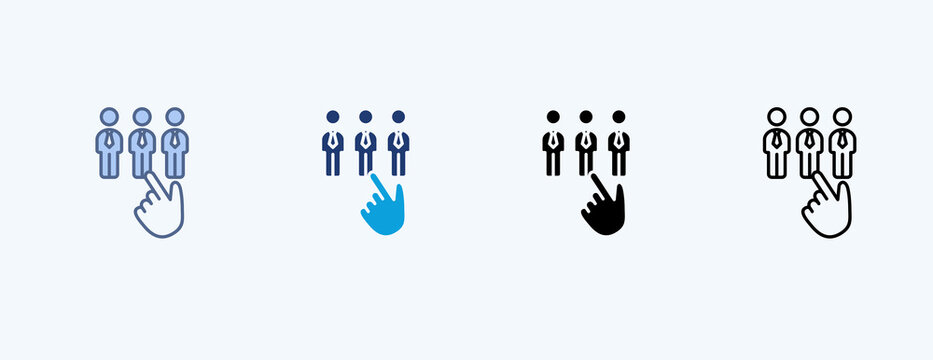Assign Multiple Icon Illustration Vector