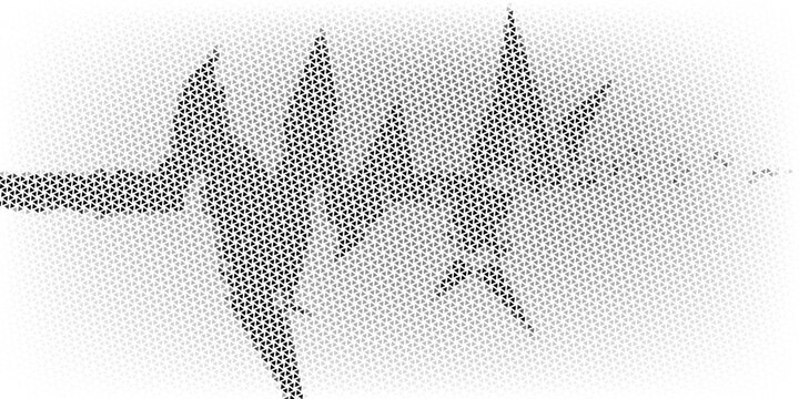 Dark Silver, Gray vector cover in polygonal style. eps10