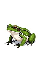 Fototapeta premium Green amphibian creature