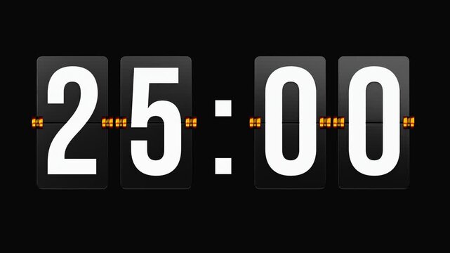 Flip Clock Countdown 30 Seconds