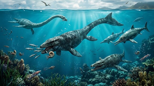 prehistoric underwater dinosaurs