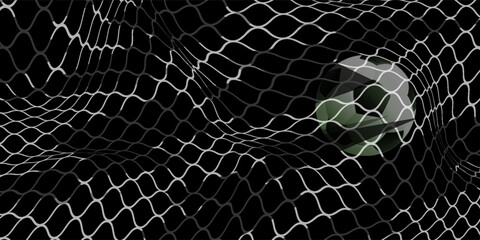 Net pattern. Rope net vector silhouette. Soccer, football, volleyball, tennis and tennis net pattern. Fisherman hunting net rope texture or pattern. © Achmad Sukriyadi