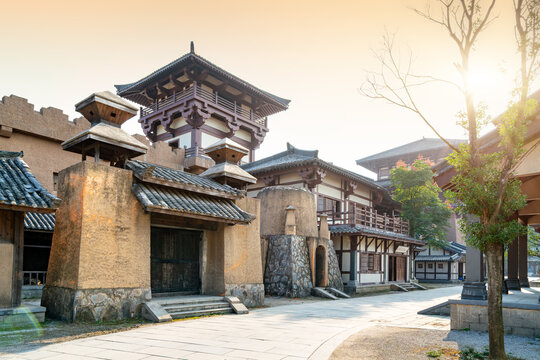 Qin and Han ancient city park, Guizhou, China.