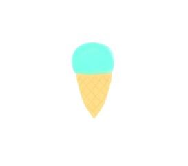 민트 콘 아이스크림 © 나연