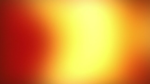 Abstract warm gradient loop background featuring vibrant transitions of fiery red, intense orange, and bright yellow with subtle film grain effect.