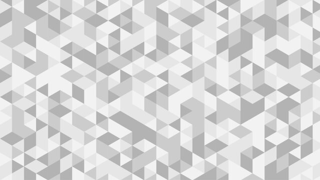 Abstract Gray Geometric Triangle Pattern Background with Minimal Modern Monochrome Design	
