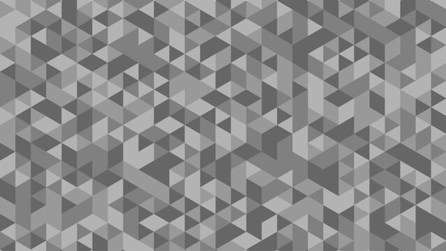 Abstract Gray Geometric Triangle Pattern Background with Minimal Modern Monochrome Design	
