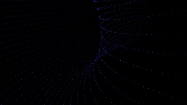 Abstract Dark Background with Subtle Blue and Purple Light Streaks and Digital Noise.