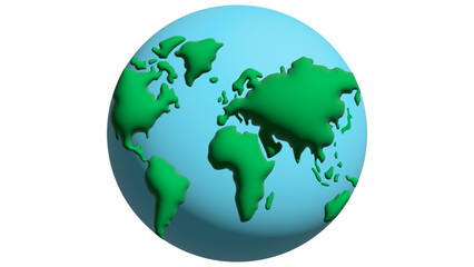Fototapeta premium earth globe 3D