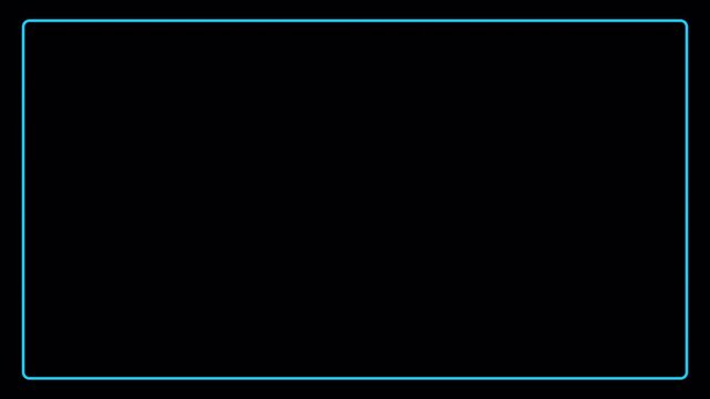  animated flat outline rectangle shape animation in 4K animation  line drawing style motion graphic with alpha channel on transparent background flat outline rectangle shape animation 
