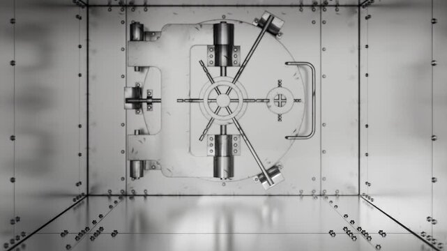 Opening Vault 3D render animation