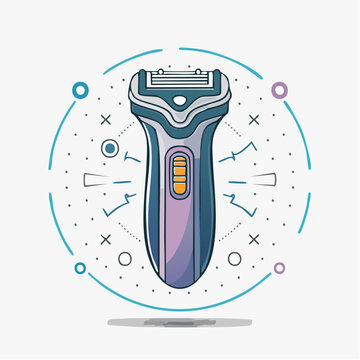 Electric Shaver Illustration