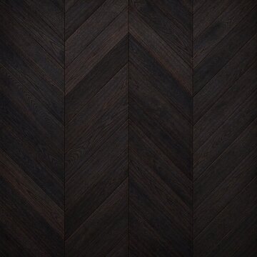 Seamless luxury dark wood chevron texture featuring premium wenge hardwood parquet flooring pattern