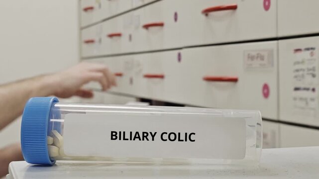 BILIARY COLIC treatment tablets used to relieve pain caused by gallstones and bile duct obstruction