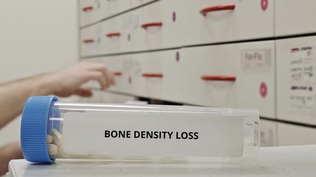 BONE DENSITY LOSS tablets used to slow bone resorption and improve bone strength