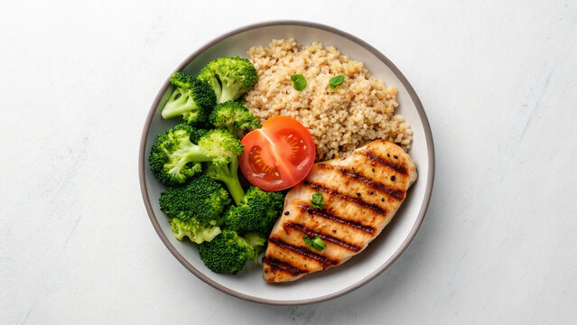 balanced meal plate