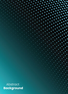 Teal abstract background with dotted pattern