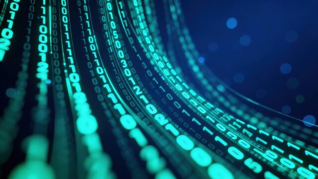 Binary code digital data stream