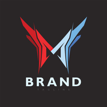 Premium Letter M Monogram Logo Featuring Elegant Typography and Stylish