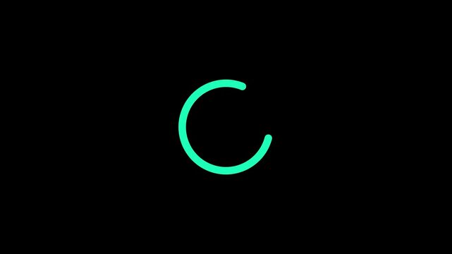 tik Mark Animation on Black Background Animated OK Check Mark Icon.4k video