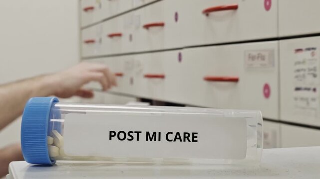 POST MI CARE tablets used to support recovery after myocardial infarction and prevent complications