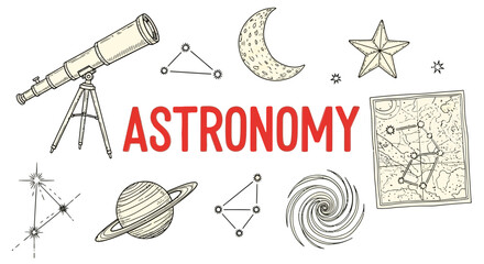 Astronomy and Space Exploration Concepts. © Julian Vance