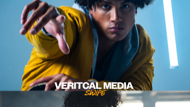 Clean Media Vertical Swipe