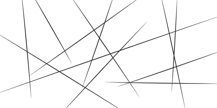Random line low poly pattern with abstract chaotic geometric lines and seamless modern vector background.